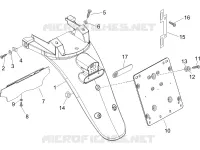 Rear cover - Splash guard