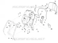 Front glove-box - Knee-guard panel