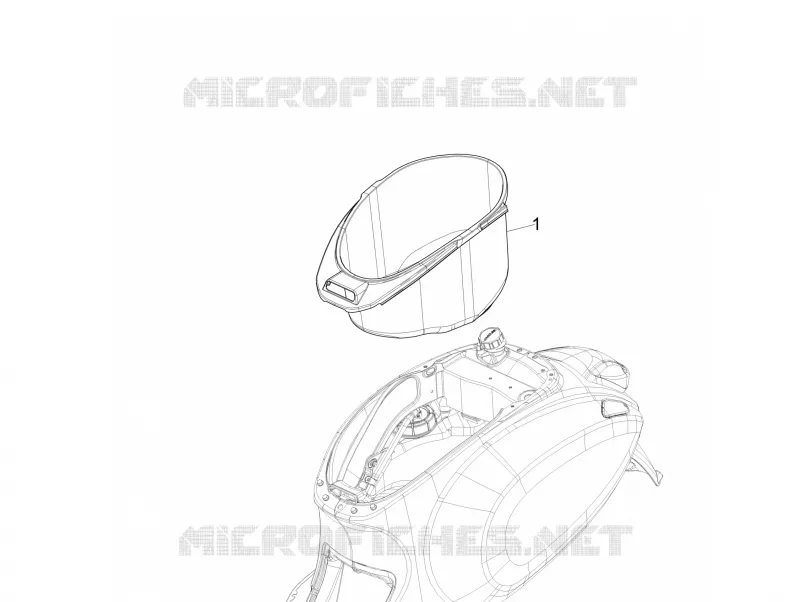 Helmet huosing - Undersaddle