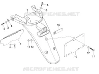 Rear cover - Splash guard