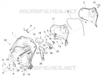 Front glove-box - Knee-guard panel