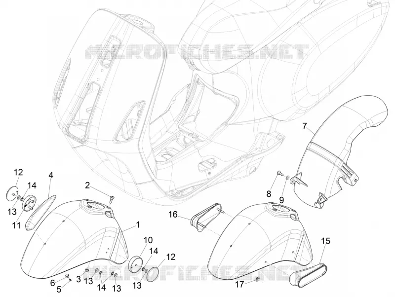Wheel huosing - Mudguard
