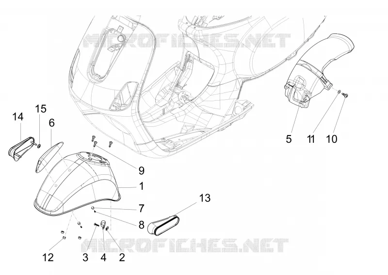 Wheel huosing - Mudguard