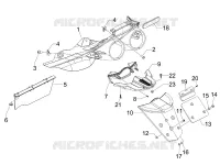 Rear cover - Splash guard