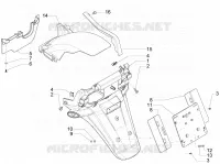 Rear cover - Splash guard