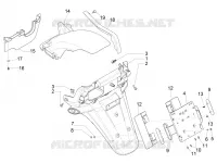 Rear cover - Splash guard