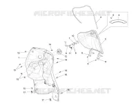Front glove-box - Knee-guard panel