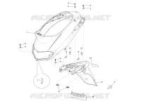 Rear cover - Splash guard