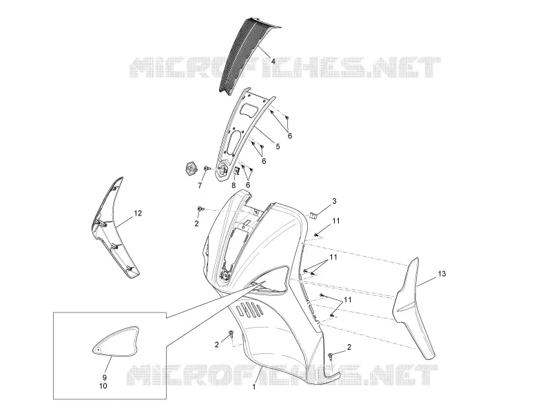 Front shield