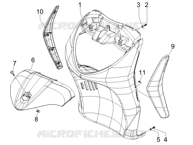 Front shield