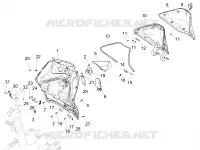Front glove-box - Knee-guard panel