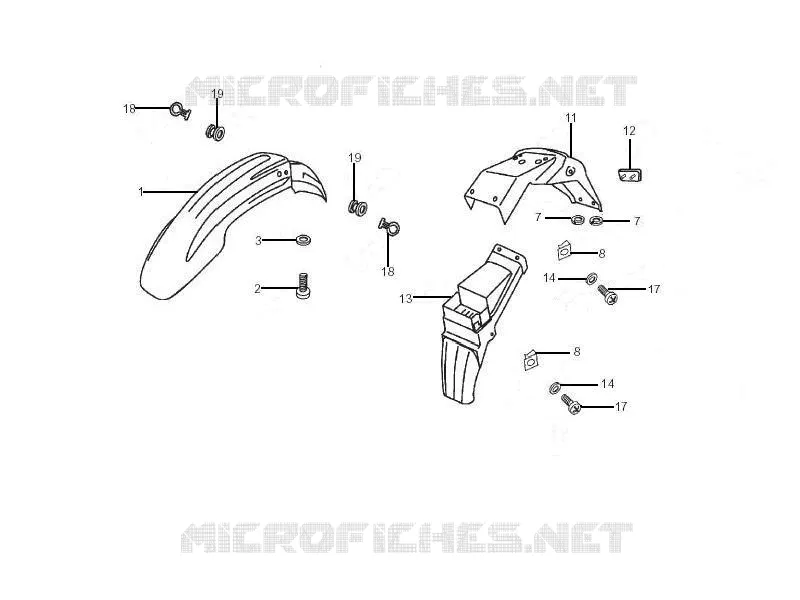Wheel huosing - Mudguard