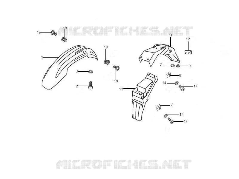 Wheel huosing - Mudguard