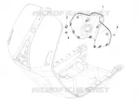 Front glove-box - Knee-guard panel