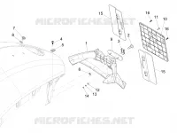 Rear cover - Splash guard