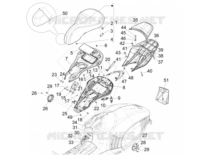 Saddle/seats