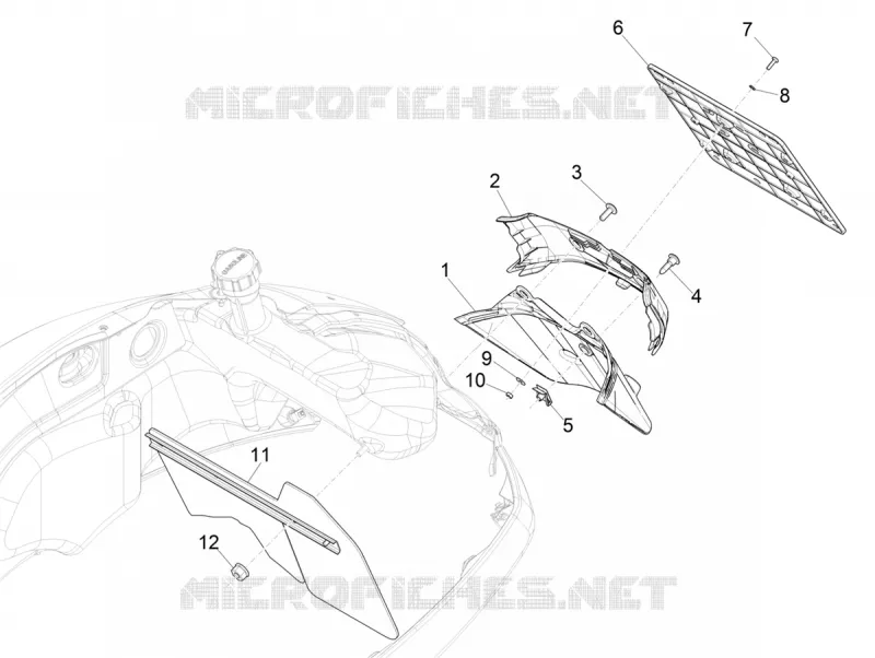 Rear cover - Splash guard