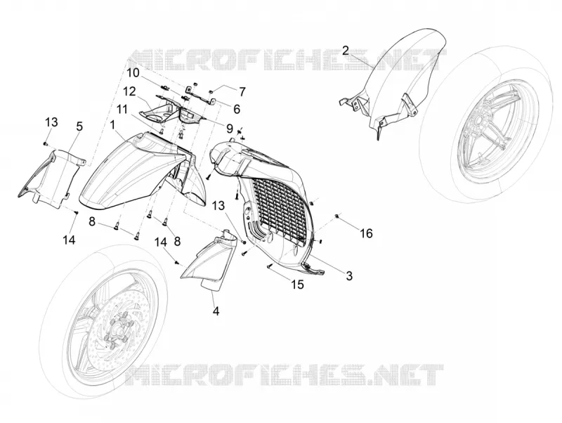 Wheel huosing - Mudguard