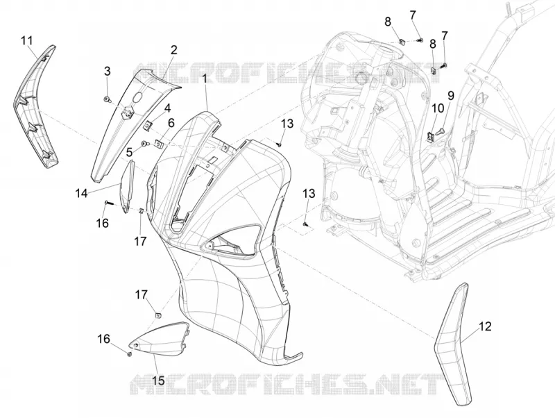Front shield