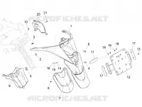 Rear cover - Splash guard