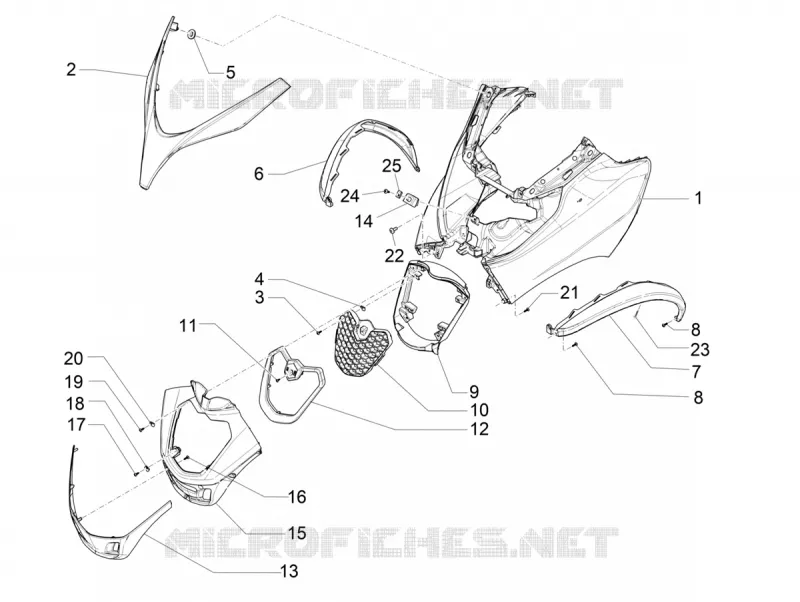 Front shield