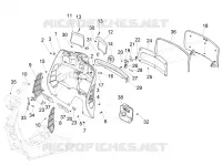 Front glove-box - Knee-guard panel