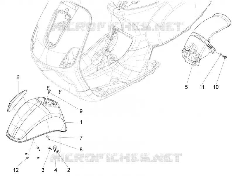 Wheel huosing - Mudguard