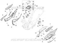 CENTRAL COVER - FOOTRESTS