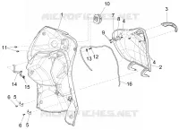 Front glove-box - Knee-guard panel