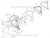 Front glove-box - Knee-guard panel