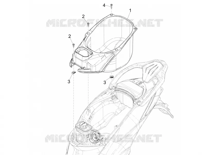 Helmet huosing - Undersaddle