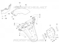Rear cover - Splash guard