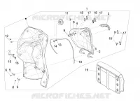Front glove-box - Knee-guard panel