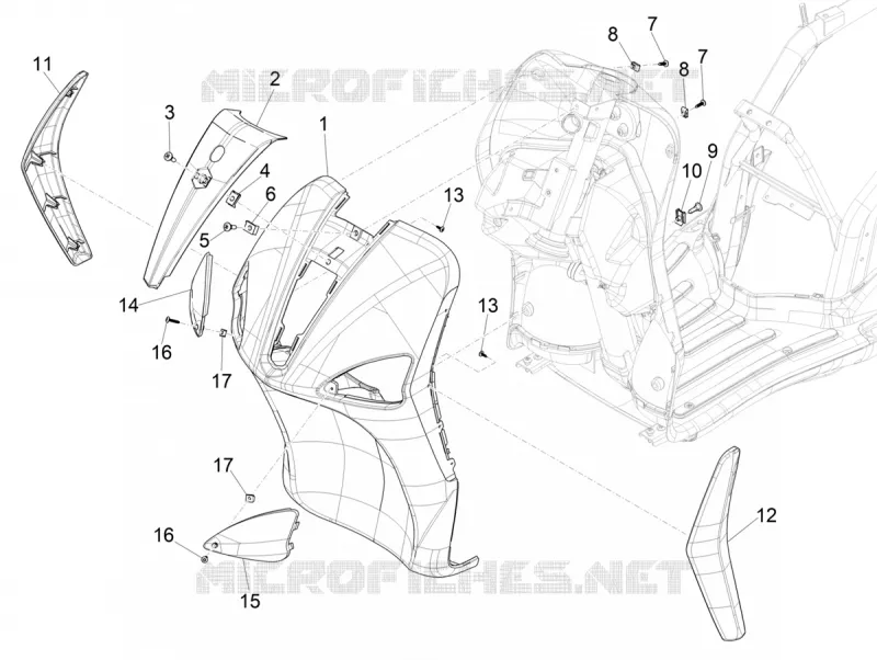 Front shield