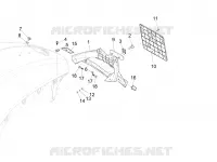 Rear cover - Splash guard