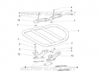 Rear luggage rack