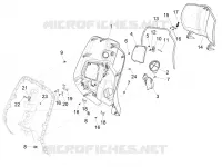 Front glove-box - Knee-guard panel