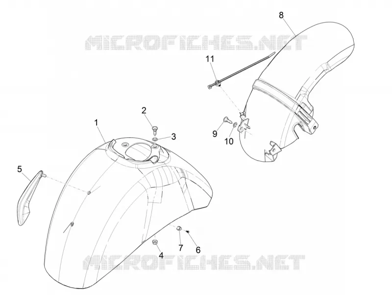 Wheel huosing - Mudguard
