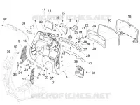 Front glove-box - Knee-guard panel