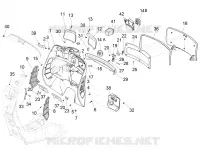 Front glove-box - Knee-guard panel