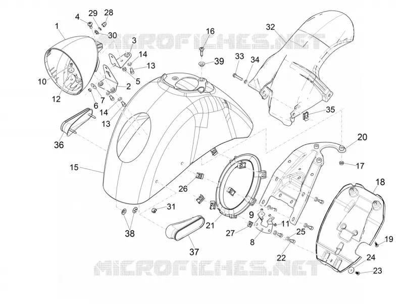Wheel huosing - Mudguard