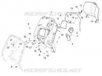Front glove-box - Knee-guard panel