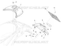 Rear cover - Splash guard