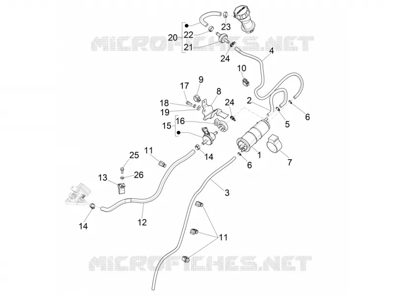Anti-percolation system