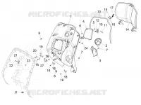 Front glove-box - Knee-guard panel