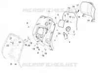 Front glove-box - Knee-guard panel