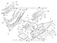 CENTRAL COVER - FOOTRESTS