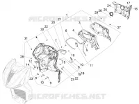 Front glove-box - Knee-guard panel