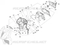Front glove-box - Knee-guard panel