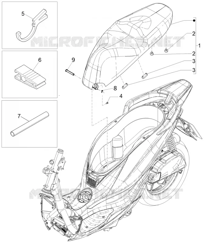 Saddle/seats